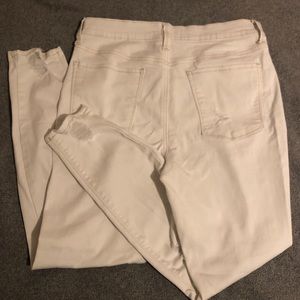 Mudd White Ripped Jeans.